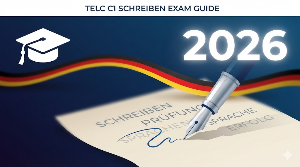 Telc C1 Schreiben: Complete Guide to Passing - Templates, Examples & Tactics (2026)