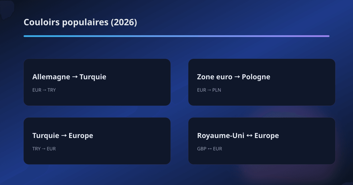 Carte de scénarios TransferGo